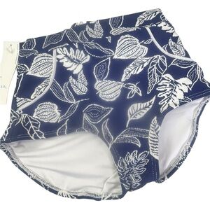 New Seea Georgia swim bikini bottom floral blue white size XS